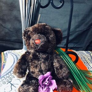 Plush Brown Teddy Bear Stuffed Animal - Soft Cuddly Toy